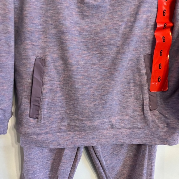 ANDY & EVAN GIRLS 2 PIECE SET JACKET WITH 1/4 ZIP & PANT SIZE 6 PURPLE - Picture 3 of 9